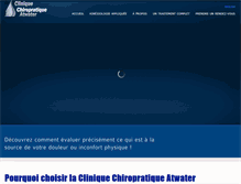 Tablet Screenshot of chiropraticiens-montreal.com